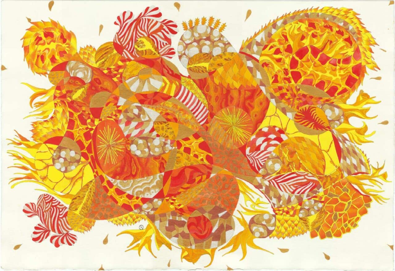 LE FEU DU COEUR image peinture