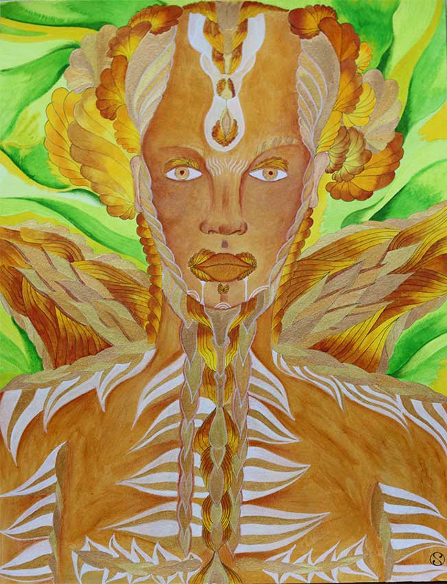 Peinture aquarelle, acrylique – Yuman – 2025 – Stéphanie Dubois artiste peintre – Laval Peinture aquarelle, acrylique - Yuman - 2025 - Stéphanie Dubois artiste peintre - Laval